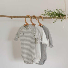 Load image into Gallery viewer, Organic Zoo Stripy Bunny Bodysuit