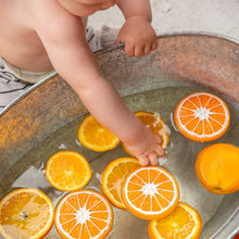 Load image into Gallery viewer, Oli & Carol Clementino the Orange Teether & Bath Toy
