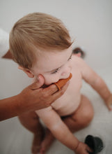 Load image into Gallery viewer, Mushie Finger Toothbrush 2-pack - Shifting Sand/Blush