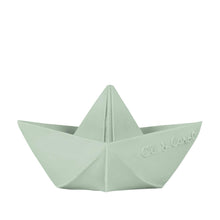 Load image into Gallery viewer, Oli & Carol Origami Boat Teether & Bath Toy - Mint