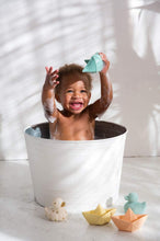 Load image into Gallery viewer, Oli & Carol Origami Boat Teether & Bath Toy - Mint