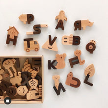 Load image into Gallery viewer, oioiooi wooden alphabet toys