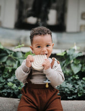 Load image into Gallery viewer, Mushie Rainbow Teether - Mauve