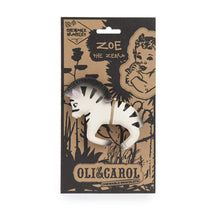 Load image into Gallery viewer, Oli & Carol Zoe the Zebra Teether & Bath Toy