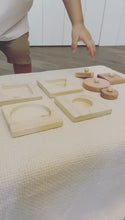 Load and play video in Gallery viewer, Left & Right Four Single Shape Pincer Puzzles