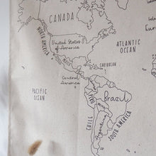 Load image into Gallery viewer, Little M World Map Wall Hanging