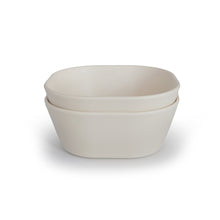 Load image into Gallery viewer, Mushie Square Bowls Set - Ivory