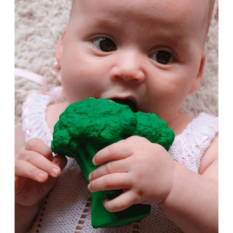 Oli Carol Brucy the Broccoli Teether Bath Toy shopleftandright