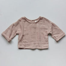 Load image into Gallery viewer, The Simple Folk The Button Back Top - Antique Rose