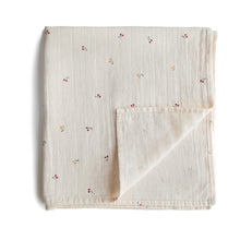 Load image into Gallery viewer, Copy of Mushie Organic Muslin Swaddle - Cherries