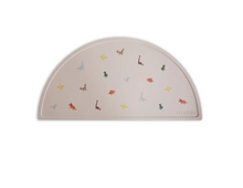 Load image into Gallery viewer, Mushie Silicone Place Mat - Dinosaurs