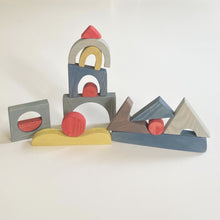 Load image into Gallery viewer, MinMin Copenhagen Scandinavian Puzzle Blocks