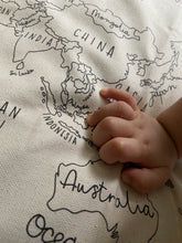 Load image into Gallery viewer, Little M World Map Wall Hanging