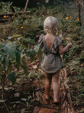 Load image into Gallery viewer, The Simple Folk The Ruffle Romper - Sage