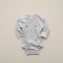 Load image into Gallery viewer, Organic Zoo Stripy Bunny Bodysuit