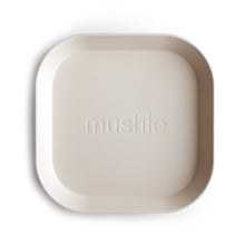 Load image into Gallery viewer, Mushie Square Plates Set - Ivory