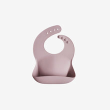 Load image into Gallery viewer, Mushie Silicone Bib - Pale Mauve
