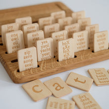 Load image into Gallery viewer, Three Wood Word-Building Set