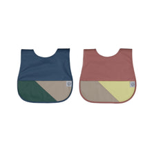 Load image into Gallery viewer, Left & Right Colour Block Bib (Set of 3)