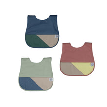 Load image into Gallery viewer, Left & Right Colour Block Bib (Set of 3)