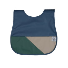 Load image into Gallery viewer, Left & Right Colour Block Bib - Deep Blue Ocean