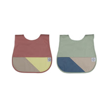 Load image into Gallery viewer, Left & Right Colour Block Bib (Set of 3)