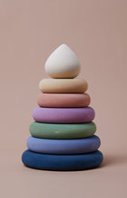 Load image into Gallery viewer, Raduga Grëz White Outside Colorful Inside Stacking Tower