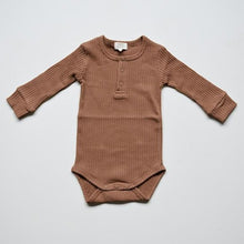 Load image into Gallery viewer, The Simple Folk The Ribbed Onesie - Cinnamon