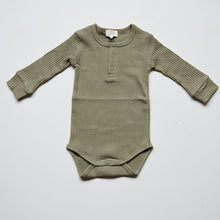 Load image into Gallery viewer, The Simple Folk The Ribbed Onesie - Sage