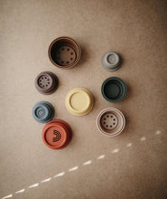 Load image into Gallery viewer, Mushie Stacking Cups - Retro