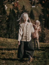 Load image into Gallery viewer, The Simple Folk The Button Back Top - Ecru