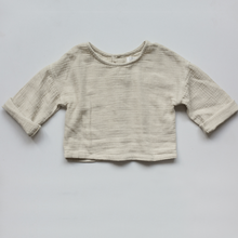 Load image into Gallery viewer, The Simple Folk The Button Back Top - Ecru