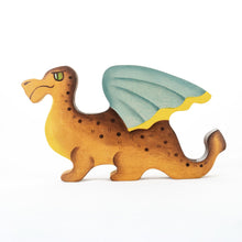 Load image into Gallery viewer, Mikheev Wooden Medieval Dragon flat view on white background
