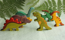 Load image into Gallery viewer, Mikheev Wooden Dinosaurs Set of 6