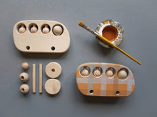 Load image into Gallery viewer, Friendly Toys Checkered Bus