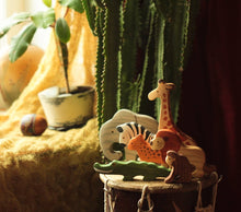 Load image into Gallery viewer, Mikheev Wooden African Animals Set of 9