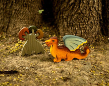 Load image into Gallery viewer, Mikheev Wooden Medieval Dragon on ground