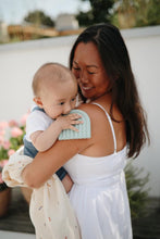 Load image into Gallery viewer, Mushie Rainbow Teether - Cambridge Blue