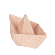Load image into Gallery viewer, Oli & Carol Origami Boat Teether & Bath Toy - Nude