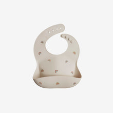 Load image into Gallery viewer, Mushie Silicone Bib - Rainbows