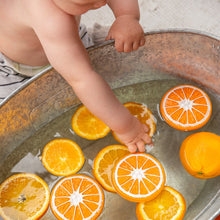 Load image into Gallery viewer, Oli &amp; Carol Clementino the Orange Teether &amp; Bath Toy
