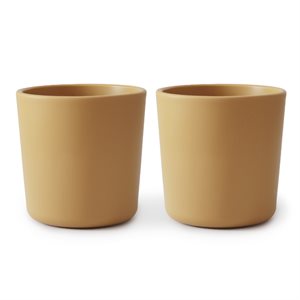 Mushie Cups Set - Mustard