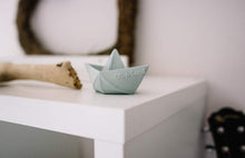Load image into Gallery viewer, Oli &amp; Carol Origami Boat Teether &amp; Bath Toy - Mint
