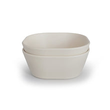 Load image into Gallery viewer, Mushie Square Bowls Set - Ivory
