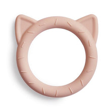 Load image into Gallery viewer, Mushie Cat Teether - Blush
