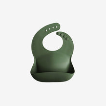 Load image into Gallery viewer, Mushie Silicone Bib - Forest Green
