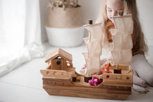 Load image into Gallery viewer, QToys Wooden Pirate Ship

