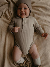 Load image into Gallery viewer, The Simple Folk The Ribbed Onesie - Ecru
