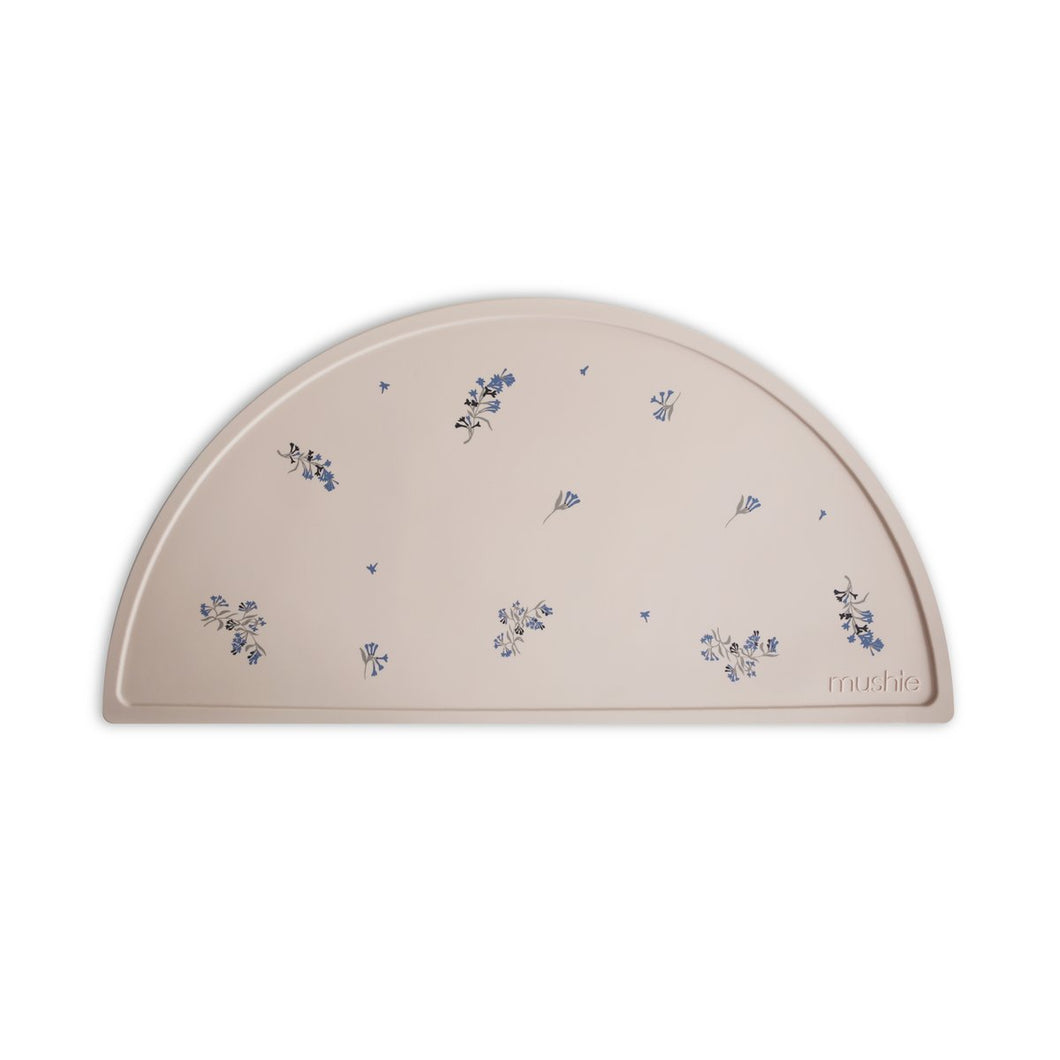 Mushie Silicone Place Mat - Lilac Flowers
