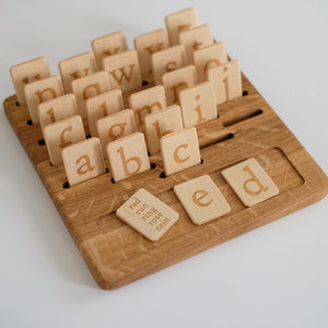 Three Wood Word-Building Set